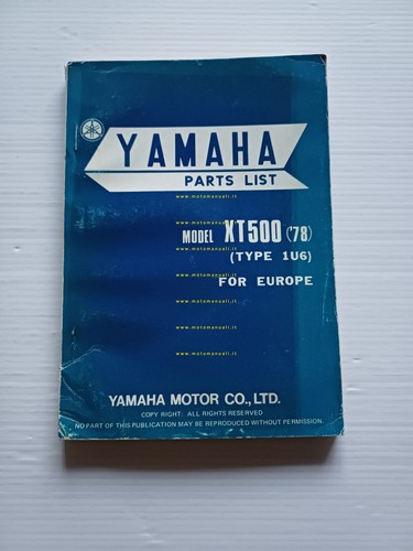 Yamaha 500 1u6 1978 - yamaha,