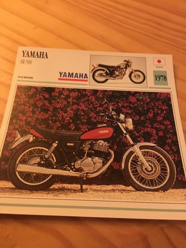 Yamaha 500 1978 sr500 - sr,