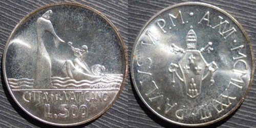 Vatican city 500 lire 1978 - ,