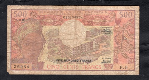 Cameroun 500 francs 1978 - francs, etat